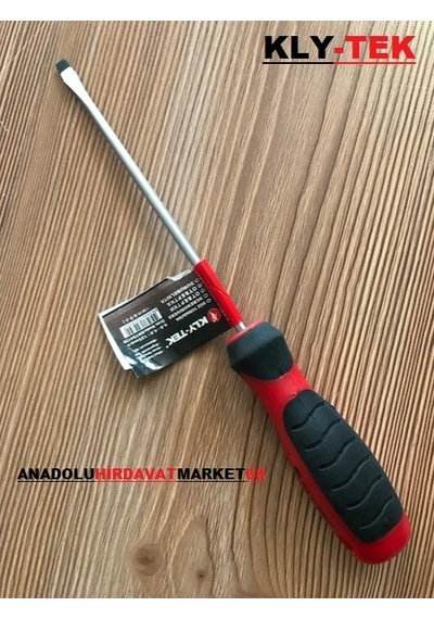 Klytek Düz Tornavida İnce Uçlu Düz Tornavida 4x125 MM