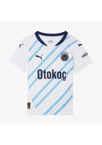 Puma-belixspor Puma 775371-02 Fenerbahçe 24/25 Çocuk Unisex Deplasman Forması Beyaz-lacivert