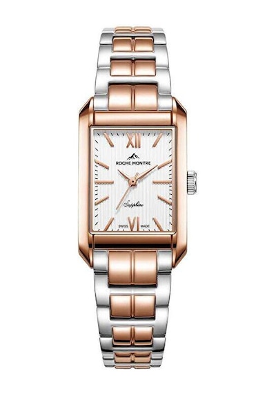 Roche Montre Rml5010-03 Quartz Çelik Gri-rose Gold Safir 22 Mm Kadın Kol Saati