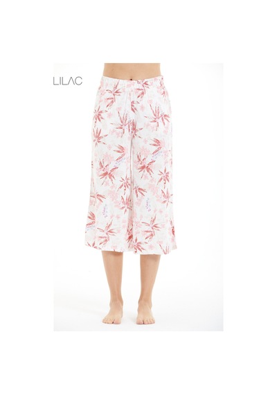 Lılac Kadın %100 Viskon Çiçek Desenli Pijama Altı Capri Bej-pudra Pembe Bej-pudra Pembe Lılac Kadın %100 Viskon Çiçek Desenli Pijama Altı Capri Bej-pudra Pembe Bej-pudra Pembe