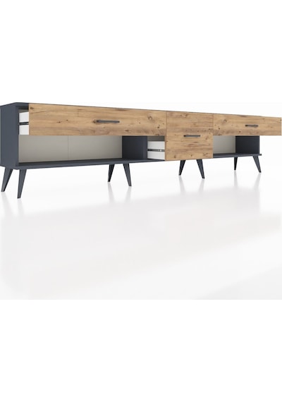 Arges Tv Ünitesi 3 Çekmeceli 220x30x51 Antrasit-çam Atlas Çam/atlas Çam - Antrasıt Arges Tv Ünitesi 3 Çekmeceli 220x30x51 Antrasit-çam Atlas Çam/atlas Çam - Antrasıt