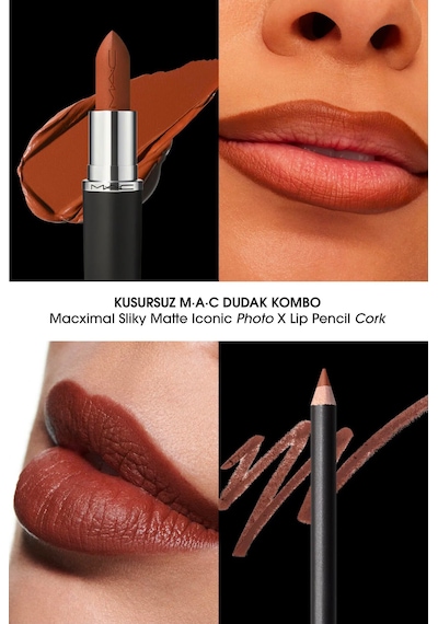 Mac M A Cximal Silky Matte Lipstick Nemlendirme Etkili Yoğun Renk Sağlayan Ruj - Iconic Photo Iconic Photo 685