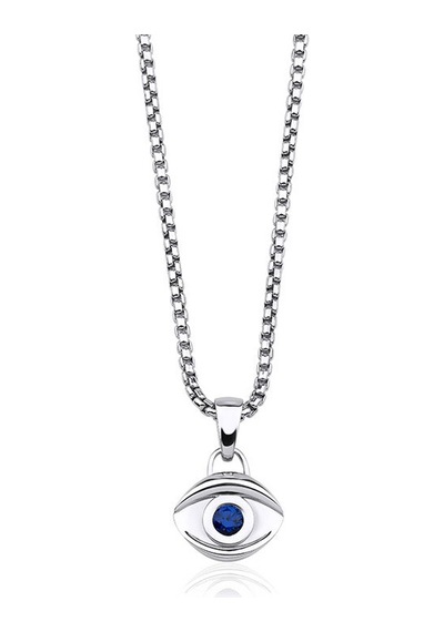 0.65 Karat Safir Göz Pırlanta Kolye