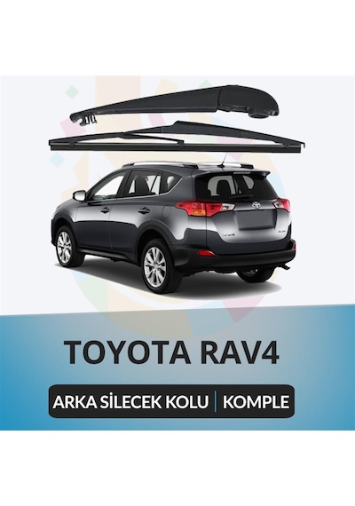 Toyota Uyumlu Rav4 3 2006-2014 Komple Arka Silecek Kolu ve Süpürgesi