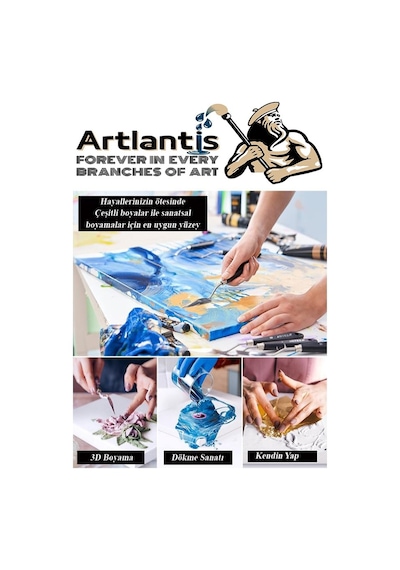 Kare Yuvarlak Ve Altıgen Tuval 30 Cm 1 Paket 30x30 Cm Arkadan Zımbalı Astarlı Resim Tuvali Akrilik Yağlı Boya Altıgen