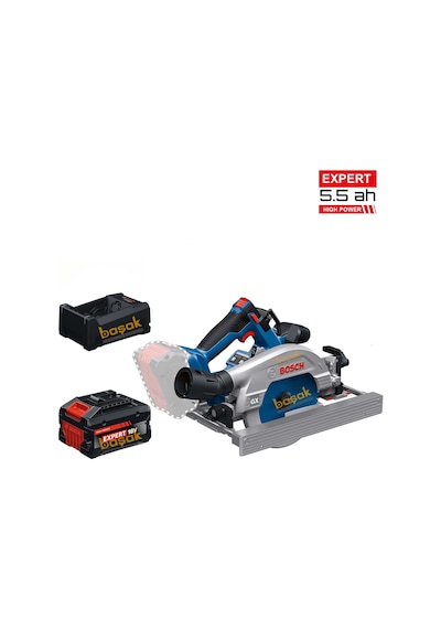Bosch Gks 18v-57-2 Gx 1x5,5 Ah Expert Akülü Raylı Açılı Kesim Akülü Daire Testere