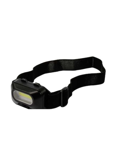 PANTHER PT-5019 3AAA 5W COB LED PİLLİ KAFA LAMBASI Siyah
