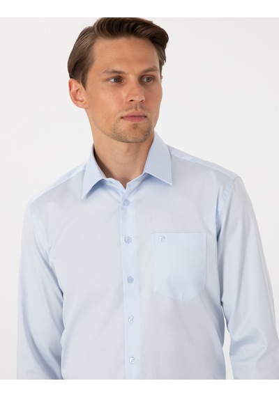 Pierre Cardin Erkek Açık Mavi Gömlek Basic 50302972-vr003 Açik Mavi