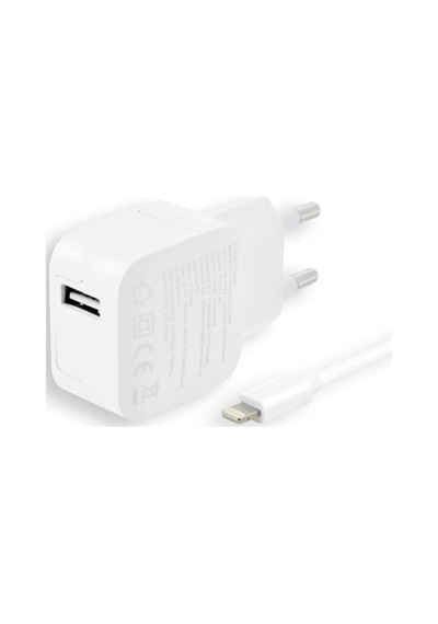 Power Wall Ic 1 Usb-a & 1m 5v/2.4a Lıghtnıng Whıte