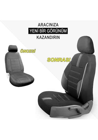 Z&c Maxtech Chevrolet Aveo Uyumlu Özel Tasarım Oto Koltuk Kılıfı Seti Star B