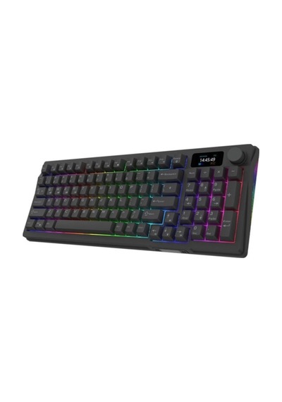 Atrıa Black Wireless %95 White Linear Switch Hotswap Rgb Kablosuz Mekanik Klavye