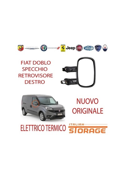 Fiat Doblo 2010 Yılında Çıkan Kasa Dış Ayna Elektrikli Isıtmalı Sinyalli 6 Pin Tek Cam Astarlı Sağ