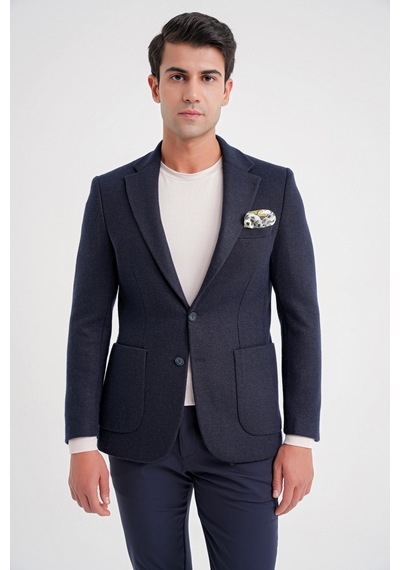 Efor C 717 Ceket Regular Fit Lacivert Lacivert