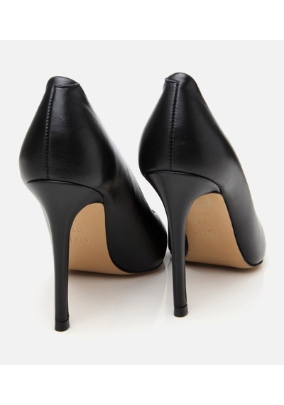 Hotiç Kadın Deri Siyah İnce Topuklu Stiletto 01ayh303720a100 Siyah-black Siyah