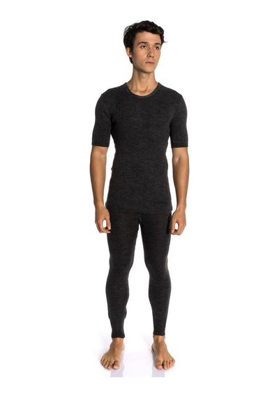 Dertex Örme Alt İçlik Pijama-1 Acık Siyah