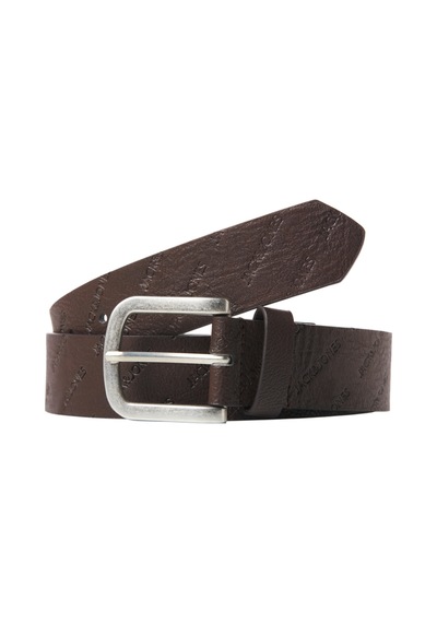 Jack & Jones Jacharry Embossed Belt Noos Erkek Brown Stone Kemer - Jj12236466