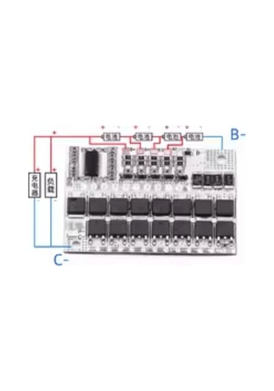 4 Adet Orion Lifepo4 Pil Ve 4s 80 Amper Bms. Ve 15v 1a Adaptör