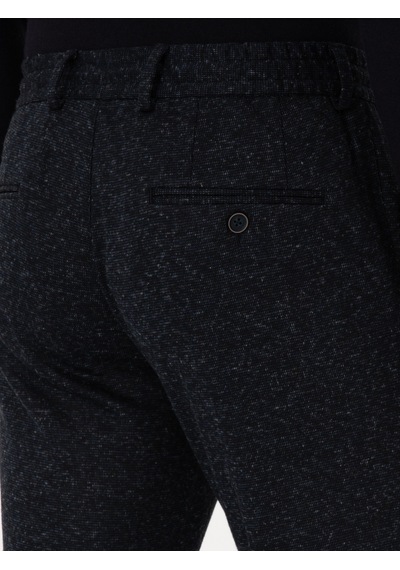 Cacharel Lacivert Slim Fit Yün Karışımlı Kumaş Pantolon