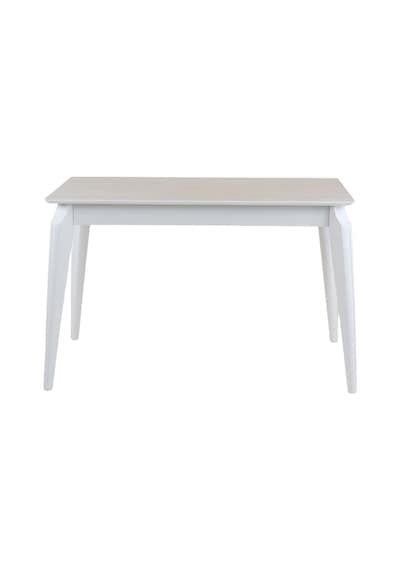 Dfy102 Mdf Yemek Masası Modern Mutfak Masası 4-6 Kişilik Dekoratif Salon, Yemek Odası, Mutfak Masası Traverten - Beyaz Dfy102 Mdf Yemek Masası Modern Mutfak Masası 4-6 Kişilik Dekoratif Salon, Yemek Odası, Mutfak Masası Traverten - Beyaz