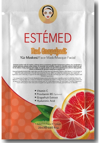 Kırmızı Greyfurt Kağıt Maske-red Grapefruit Sheet Mask