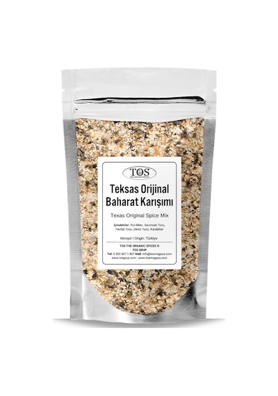 Tos The Organic Spices Teksas Orijinal Baharat Karışımı 500 G