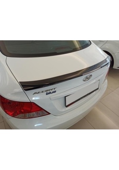 Hyundai Accent Blue Spoiler -podiumgarage-