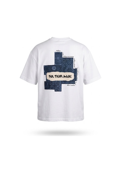 Respire Erkek Ffb Patch Oversize T-shirt Ekru