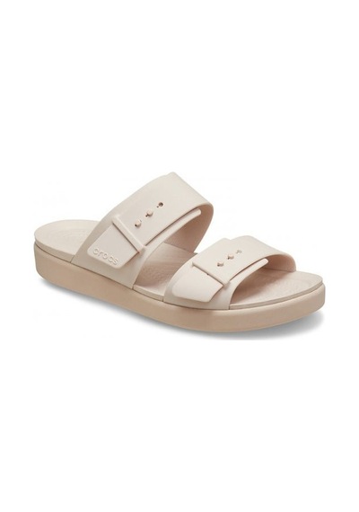 Crocs Brooklyn Buckle Low Low Kadın Terlik-33040 Pudra