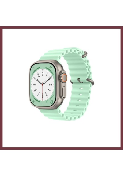 Storeşahin Apple Watch 42mm Uyumlu Ocean Kordon - Açık Yeşil Shn0720