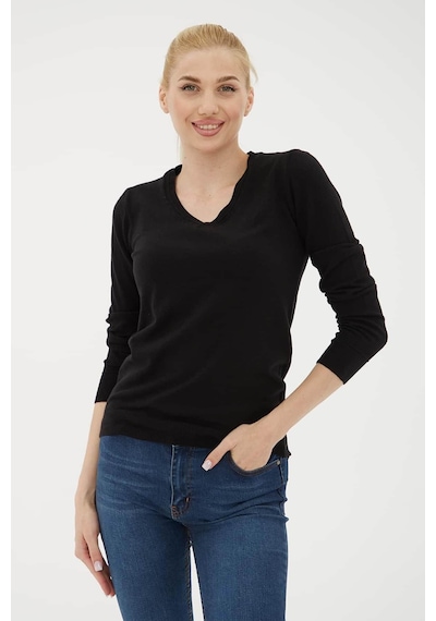 Fashion Friends Kadın Kazak Siyah 24k0778k1 25ke21000001 E2105 Siyah