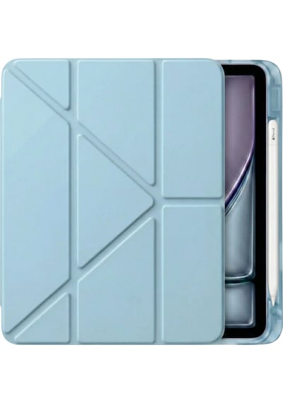 Ps Apple Uyumlu iPad Air 11 İnç M4 / M3 / M2 Tri Folding Standlı Kılıf - Turkuaz Kapaklı Kılıf Ps Apple Uyumlu iPad Air 11 İnç M4 / M3 / M2 Tri Folding Standlı Kılıf - Turkuaz Kapaklı Kılıf