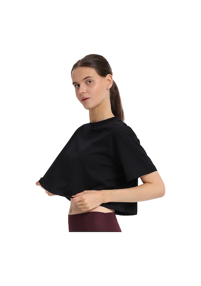 Sportive Sedona Cropped Kadın Siyah Günlük Stil T-shirt 25kk1034-syh 1776541 SIYAH