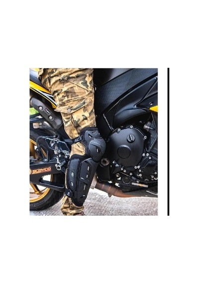 Scoyco K26 Mafsallı Motosiklet Dizlik Siyah