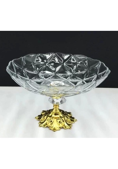 Paşabahçe 10693 Estrella Gold Ayaklı Çukur Tabak