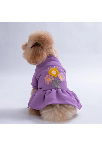 Pawstar Lila Arosa Nivalis Küçük Irk Köpek Elbisesi