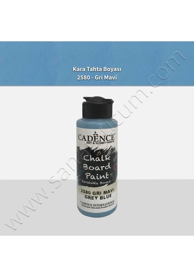 Cadence Chalkboard Paint Kara Tahta Boyası 120 Ml. 2580 Gri Mavi