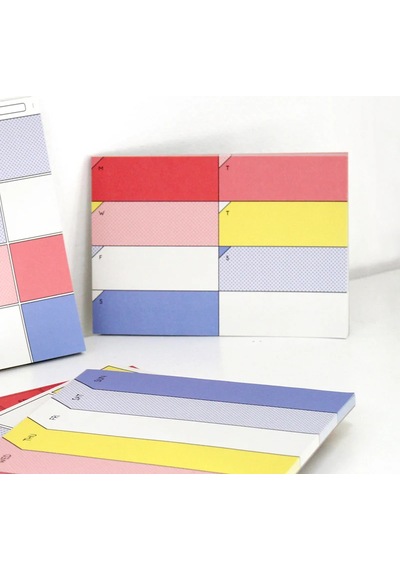Pansy Daisy Paperways Palette Mini Haftalık Planlayıcı - Girl With Hair Ribbon Lichtenstein - Mini Haftalık Planlayıcı Çok Renkli Pansy Daisy Paperways Palette Mini Haftalık Planlayıcı - Girl With Hair Ribbon Lichtenstein - Mini Haftalık Planlayıcı Çok Renkli