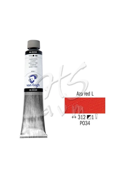 Van Gogh Yağlı Boya 200 ML Seri:1 No:312 Azo Red Light