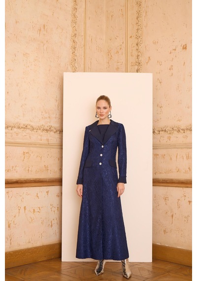 Senna Alıcıa Dress Lacivert Lacivert