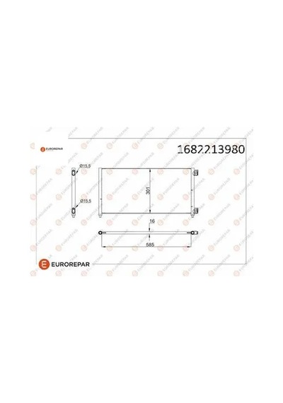 Erp Klima Radyatörü Fiat Doblo Mpv 119 ,223 Eurorepar 1682213980