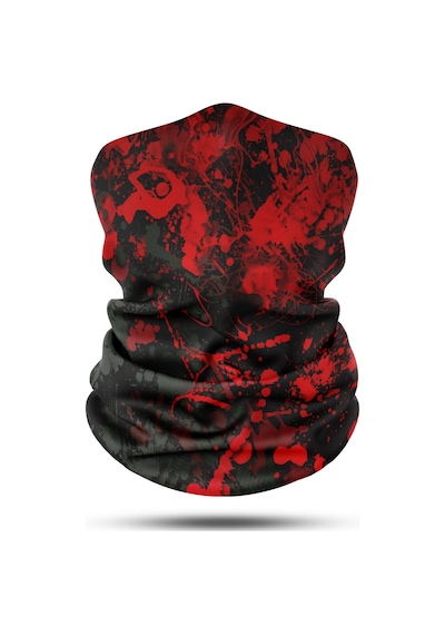 Dair Kırmızı Boya Motosiklet Bandana Boyunluk Outdoor Balaklav