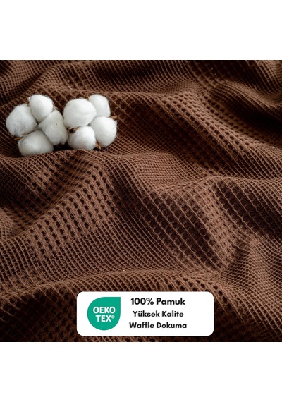 Rayme Tekstil Waffle Desenli Pike Yatak Örtüsü Koyu Kahverengi, Çift Kişilik Pike 200x230 Cm, 100% Pamuk, Hafif 4 Mevsim Kullanım Çok Renkli Rayme Tekstil Waffle Desenli Pike Yatak Örtüsü Koyu Kahverengi, Çift Kişilik Pike 200x230 Cm, 100% Pamuk, Hafif 4 Mevsim Kullanım Çok Renkli