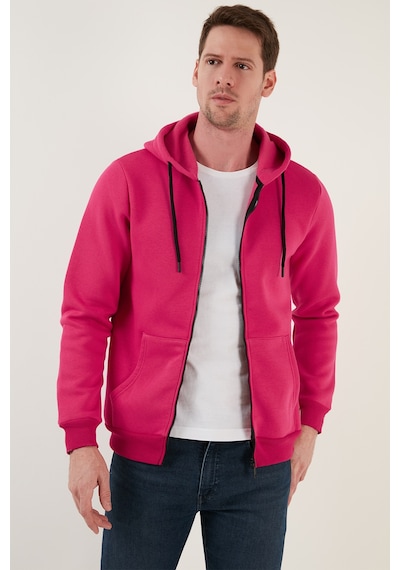 Buratti Regular Fit Kapüşonlu Fermuarlı Içi Tüylü Yumuşak Şardonlu Kışlık Erkek Sweat 5905340 Fuşya Buratti Regular Fit Kapüşonlu Fermuarlı Içi Tüylü Yumuşak Şardonlu Kışlık Erkek Sweat 5905340 Fuşya