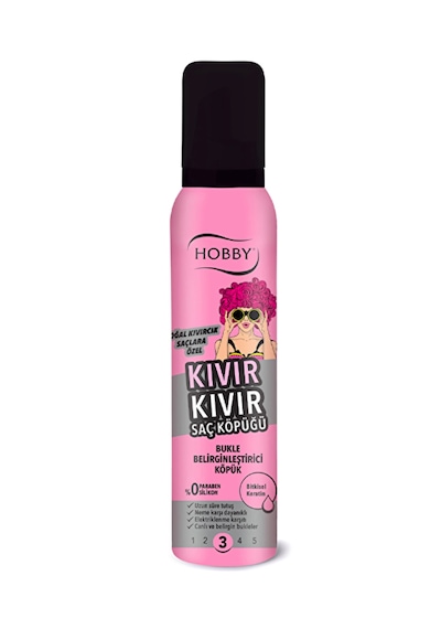 Hobby Saç Köpüğü Kıvır Kıvır Bukle Belirginleştirici 150 Ml