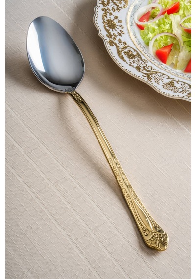 Acar Karat Star Gold Servis Kaşığı - 30 Cm