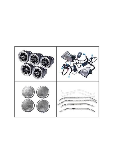 Autogp Mercedes W205 İç Ambiyans Paketi Led Full Set 64 Renk 2013 / 2020