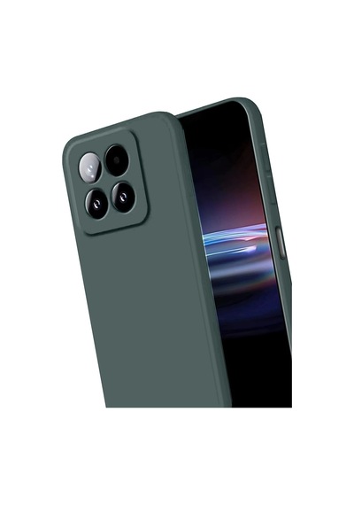 Xiaomi Mi 15t First Silikon - Koyu Yeşil Diğer