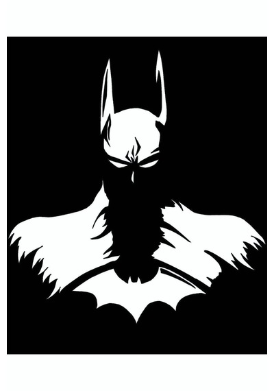 Batman Mdf Duvar Dekorasyon Lazer Kesim 35x25 Cm