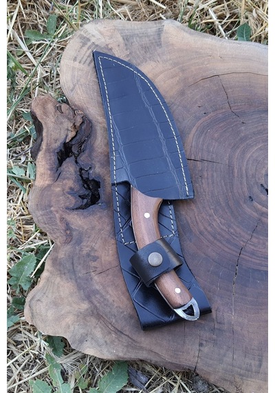 Outdoor Bıçak El Yapımı Kamp Bıçağı 27 Cm Kahverengi