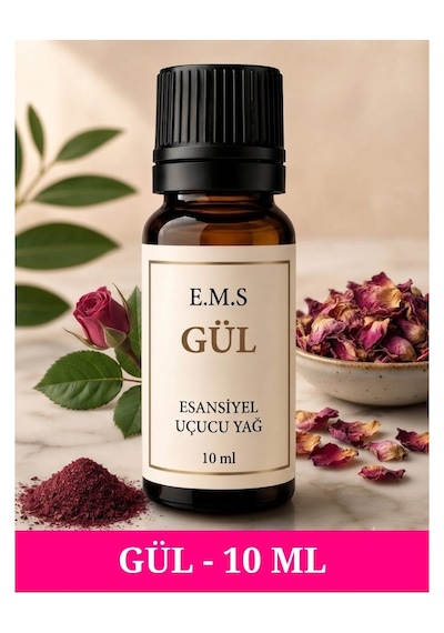 E.m.s Mango Esansiyel Uçucu Yağ Buhurdanlık Yağı Difüzör Esansı Oda Kokusu Esansı Mum Esansı 10 Ml. Gül